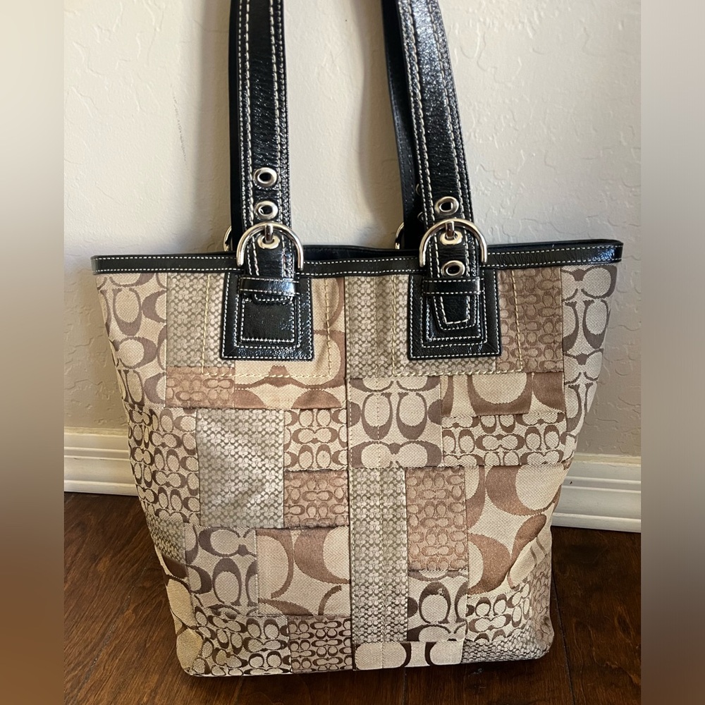 Signature Coach Patchwork Bag